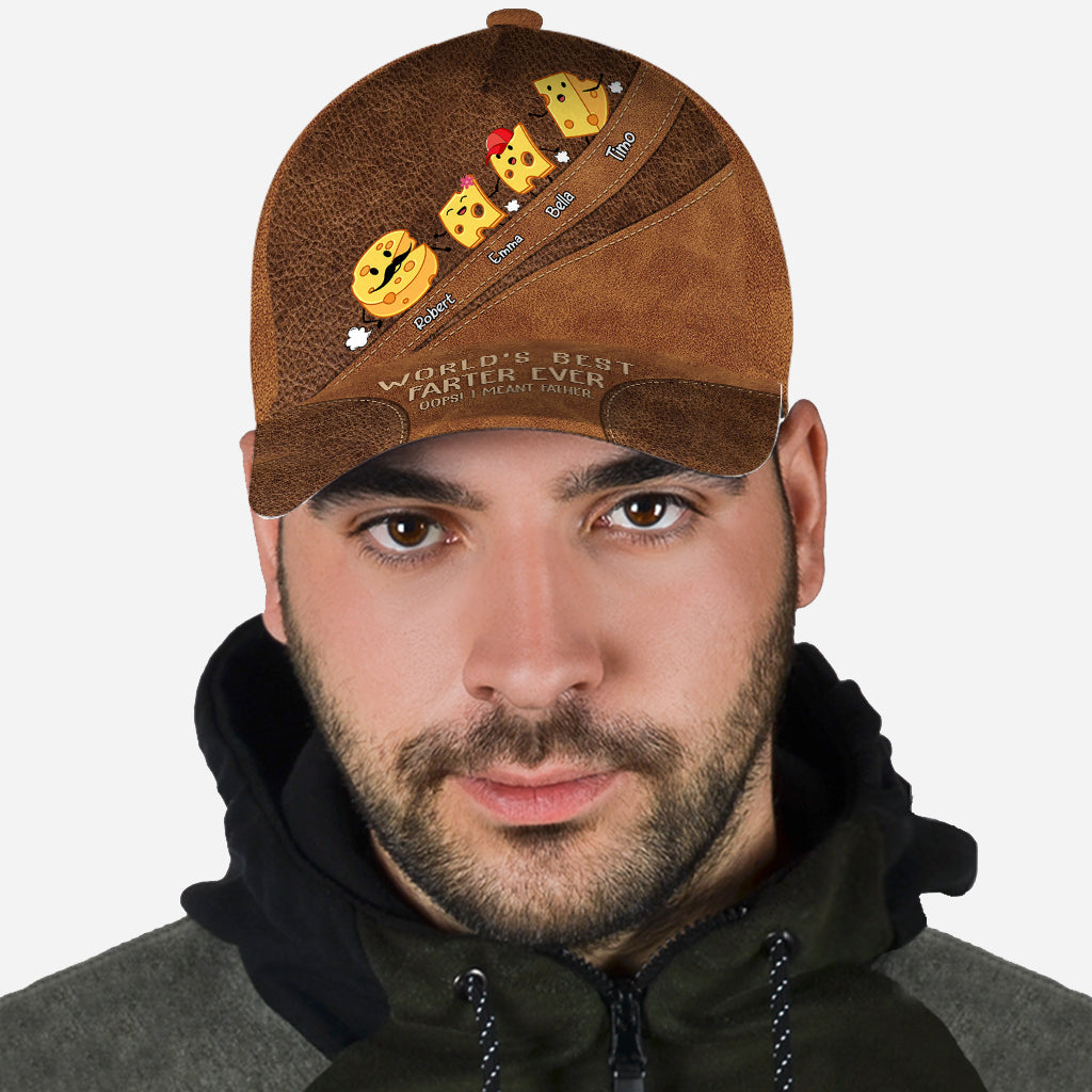 Weltbester Furzer – Lustige Käse-Personalisierbare klassische Vaterkappe