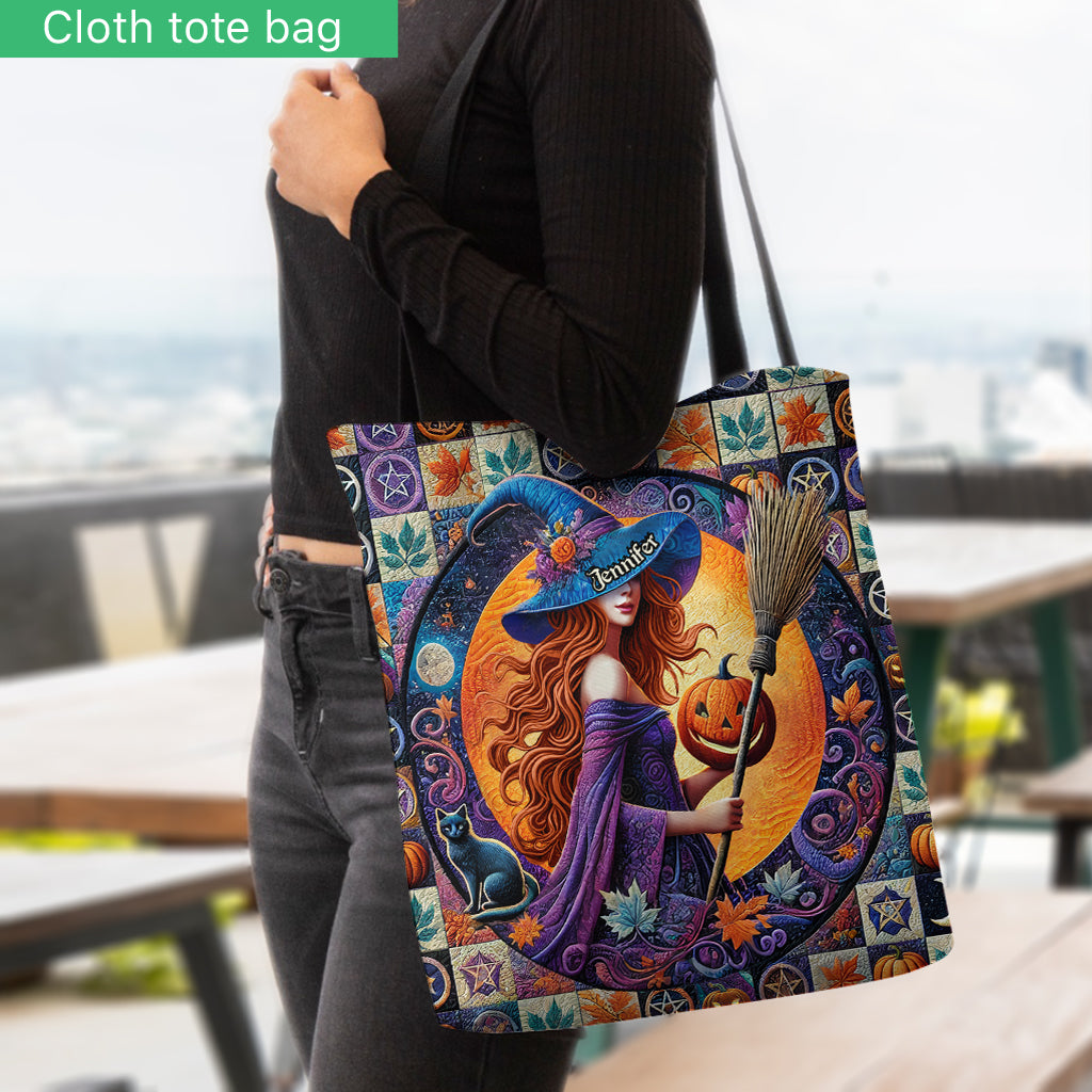 Wunderschöne Hexe – personalisierte Hexen-Tragetasche