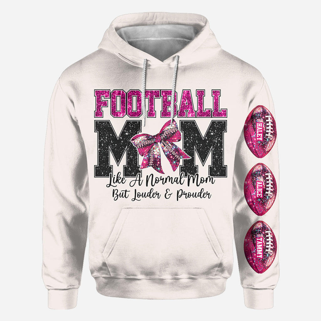 Fußballmama – Personalisiertes T-Shirt mit Fußballmotiv