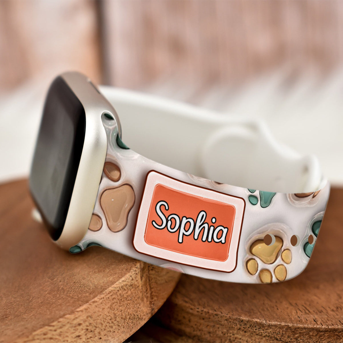 Die beste Hundemama und der beste Katzenpapa aller Zeiten – personalisiertes Apple Watch-Armband für Hunde