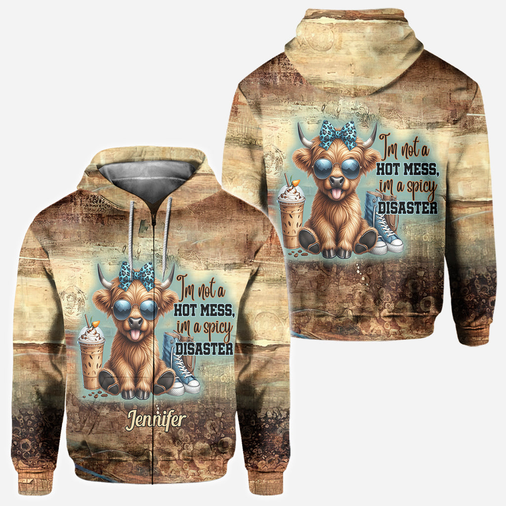 I'm Not A Hot Mess - Personalized All Over Shirt