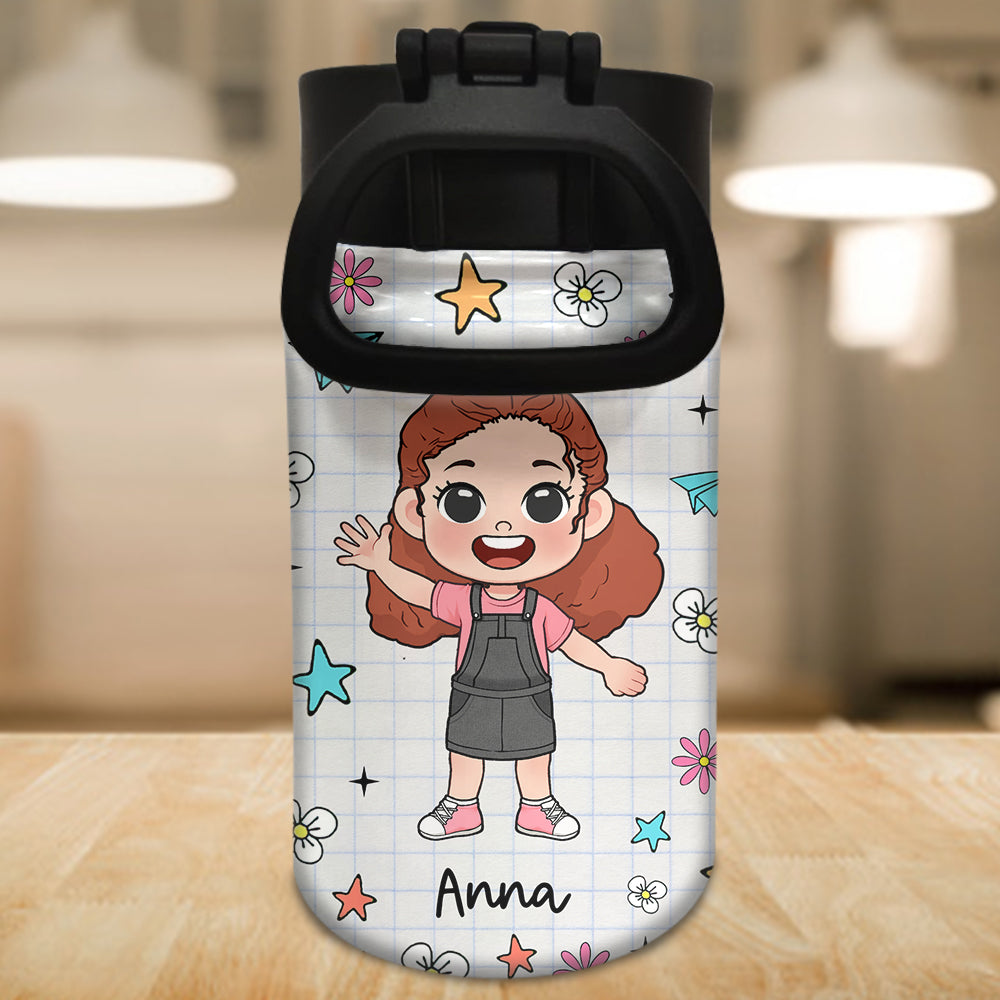 Hier komme ich! - Personalisierte Kinder-Trinkflasche