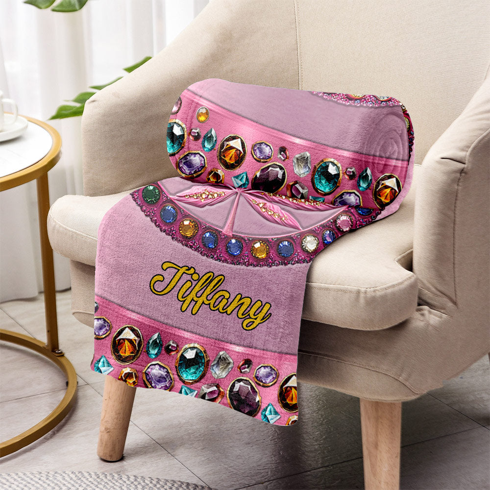 Stoner Chick - Personalized Weed Blanket