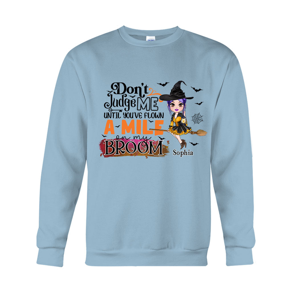 Don't Judge Me - Personalized Witch T-shirt And Hoodie