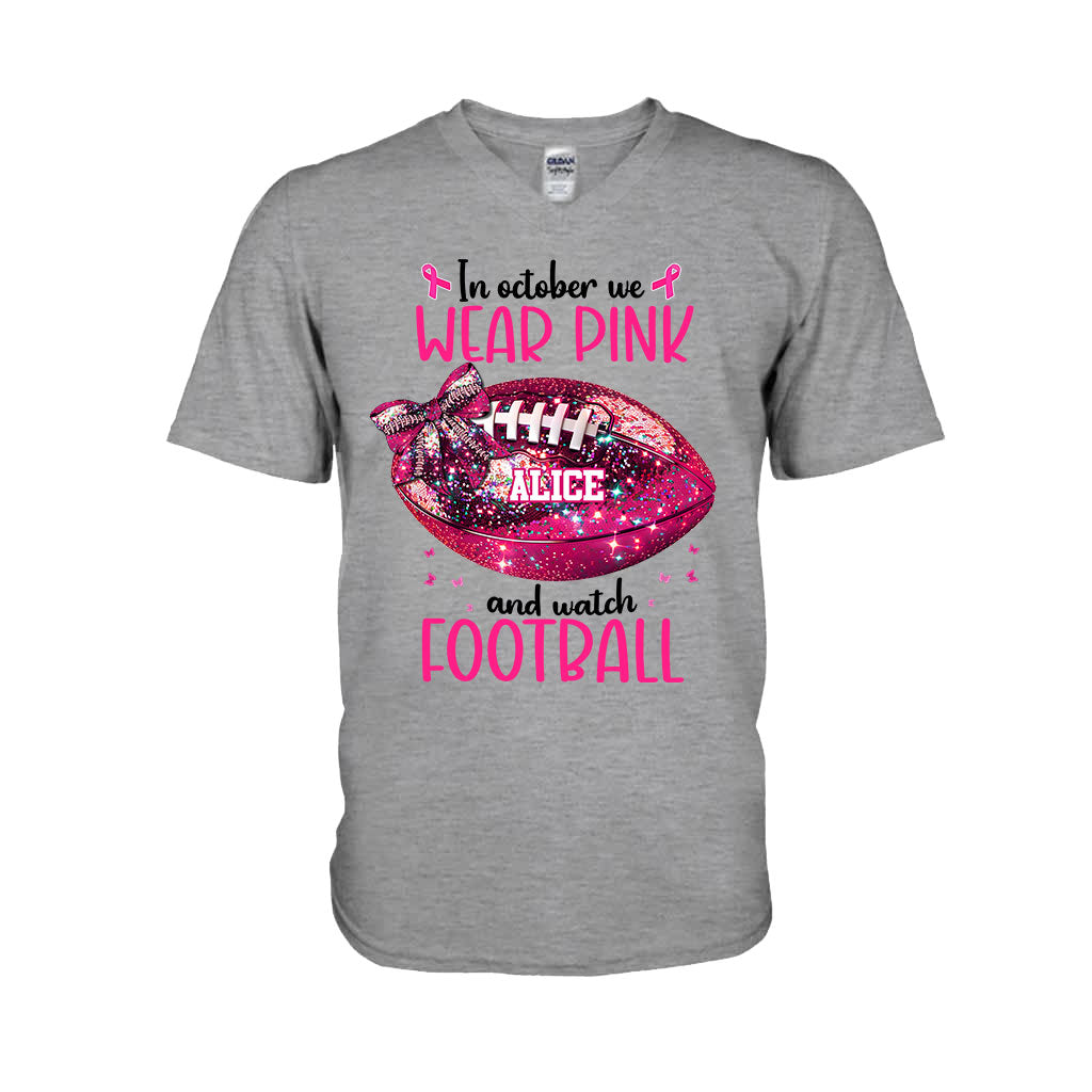 Im Oktober schauen wir zu – personalisiertes Fußball-T-Shirt und Hoodie