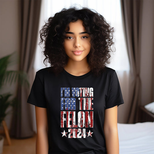 Ich wähle die FeI0n T-Shirt, Amerikanisches 2024-Shirt, Lustiges Unabhängigkeitstags-T-Shirt