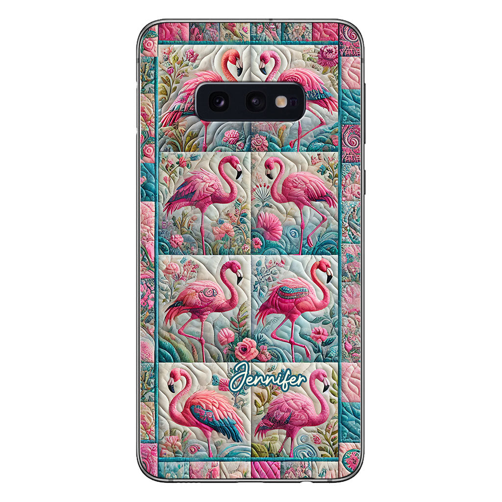 Vintage Flamingo – Personalisierte Flamingo-Handyhülle