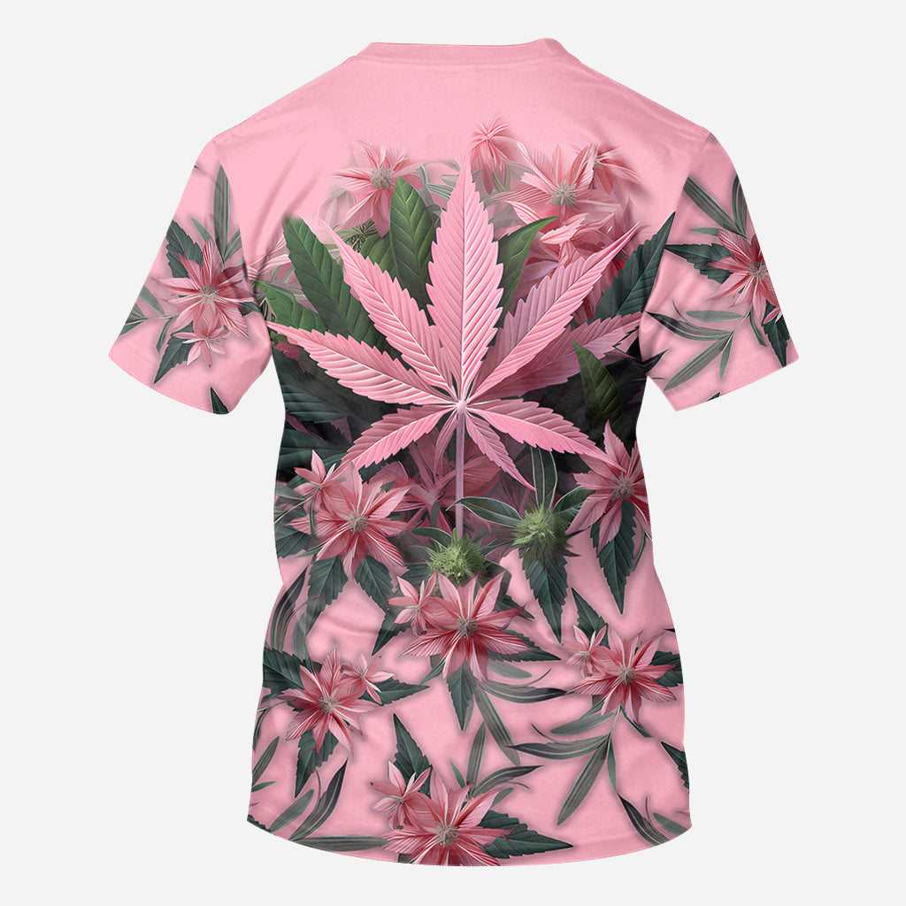 Pink Stoner Chick - Personalized Weed All Over Shirt