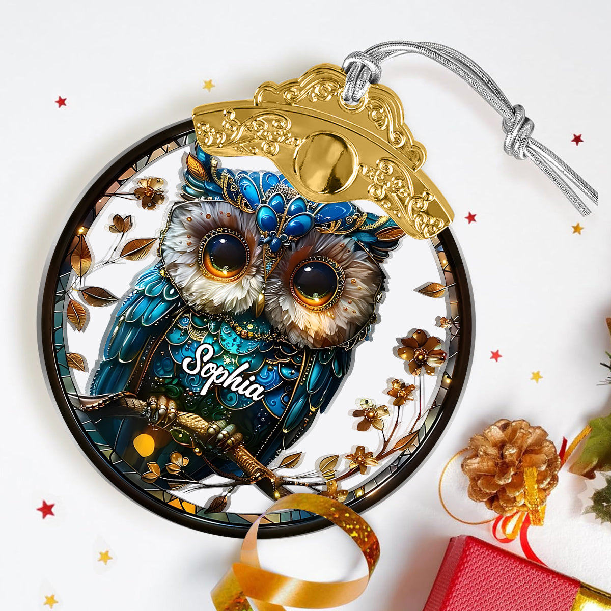 Bezaubernde Eule – Personalisierter Eulen-Vintage-Schmuck