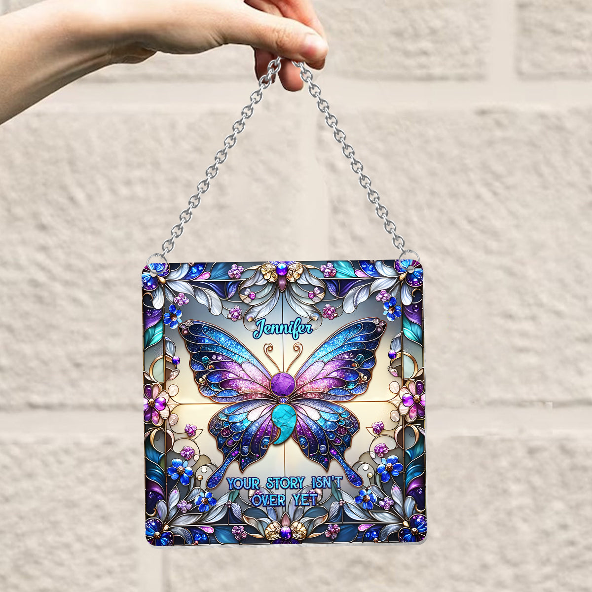 Deine Geschichte ist noch nicht zu Ende – Personalisierter Fensterhänger zur Suizidprävention 