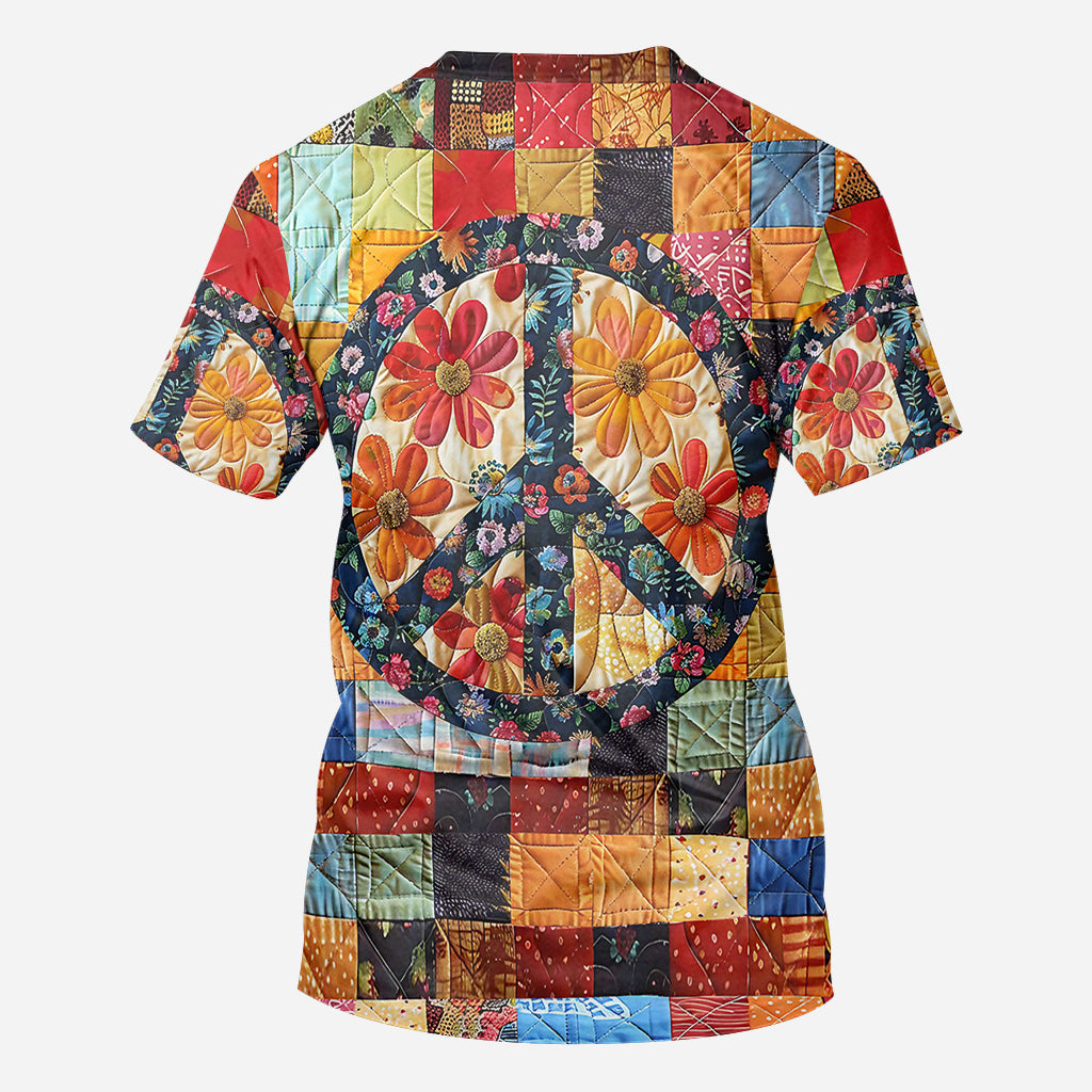 Trippie Hippie Sign - Personalized Hippie All Over Shirt