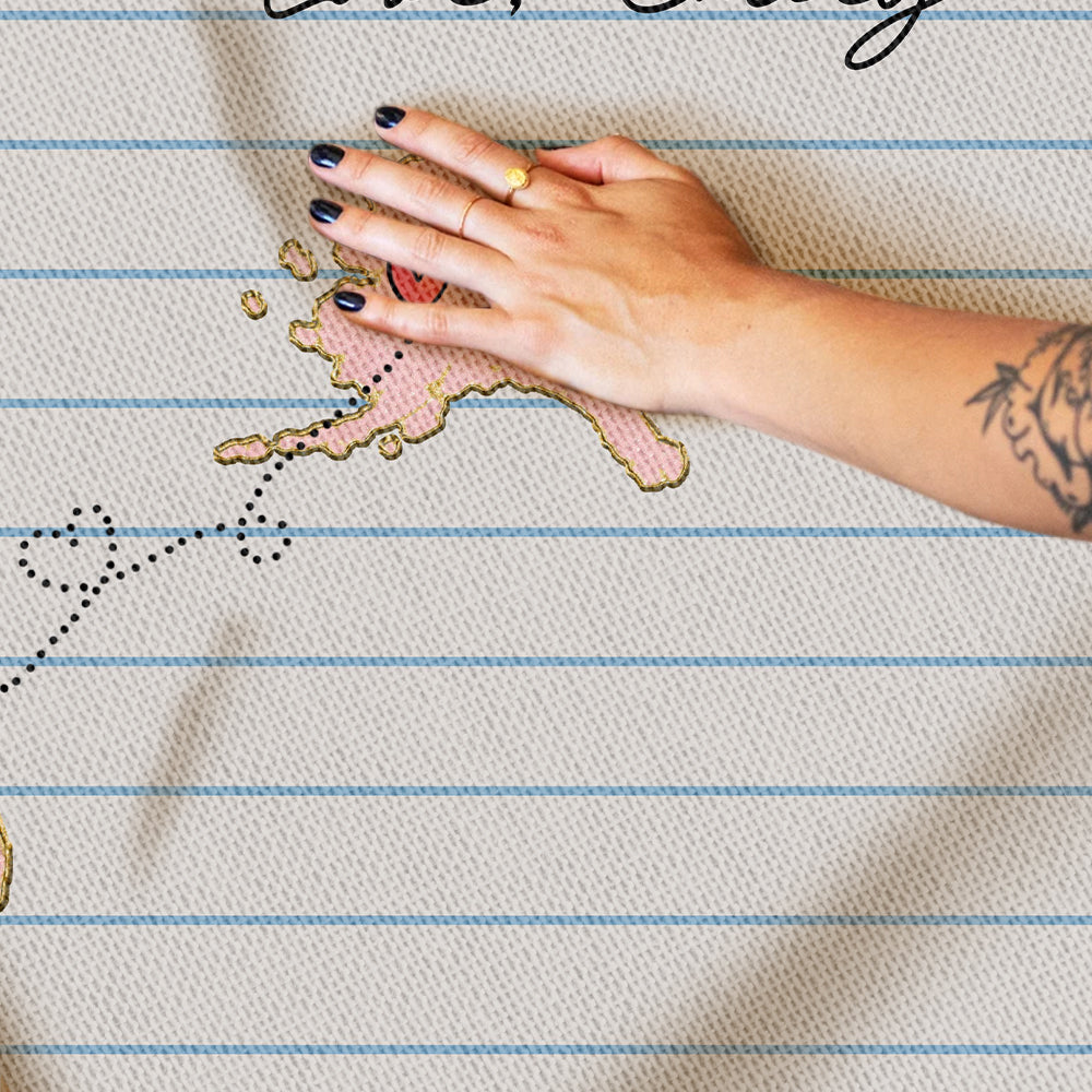 Liebe Mama, Brief – Personalisierte Mutterdecke