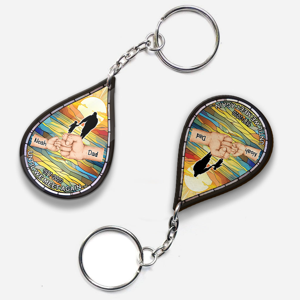 Until We Meet Again - Personalized Memorial Keychain