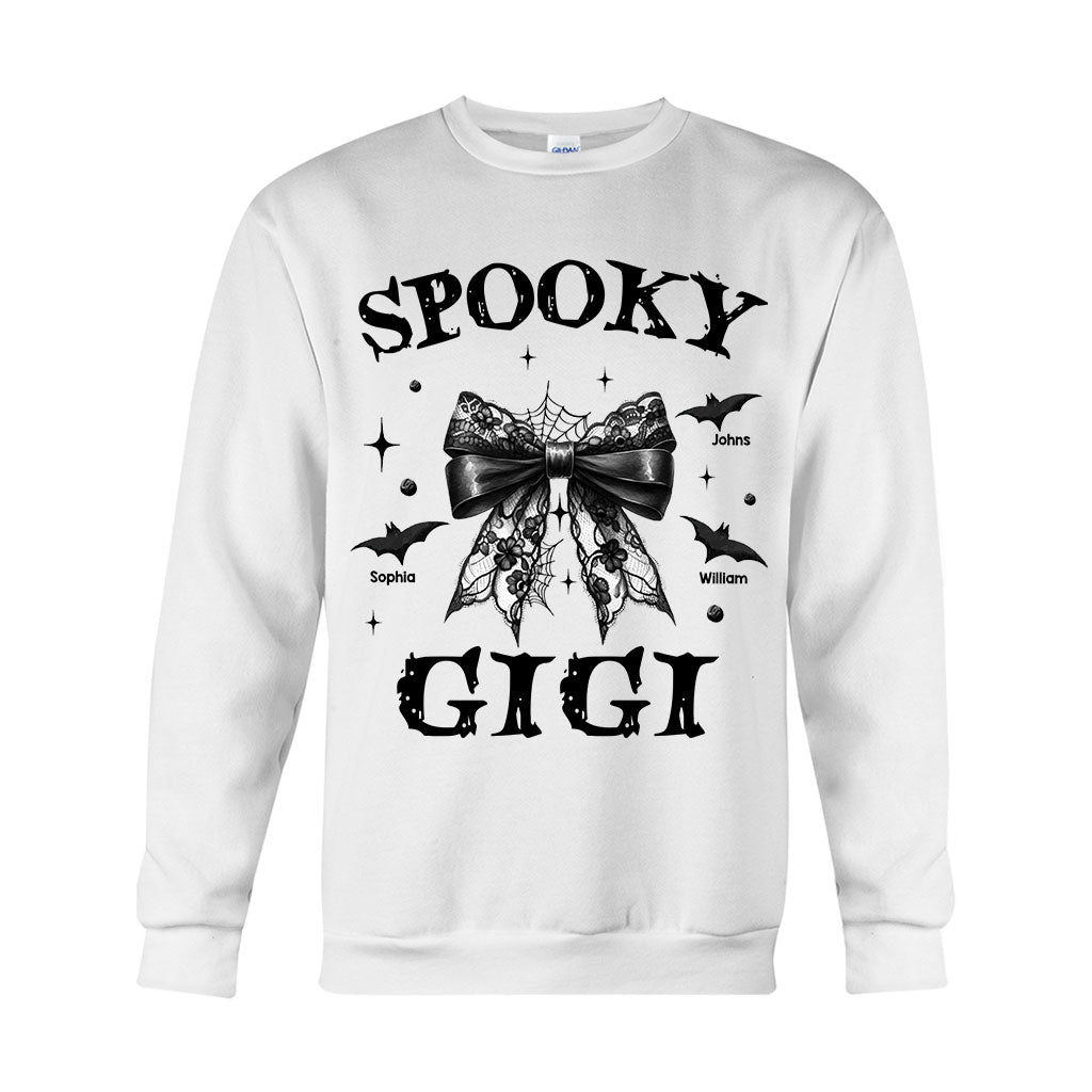 Gruselige Mama – Personalisiertes Mutter-T-Shirt und Hoodie