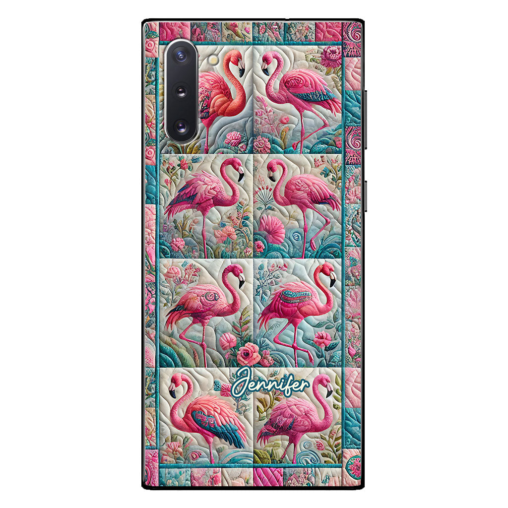 Vintage Flamingo – Personalisierte Flamingo-Handyhülle