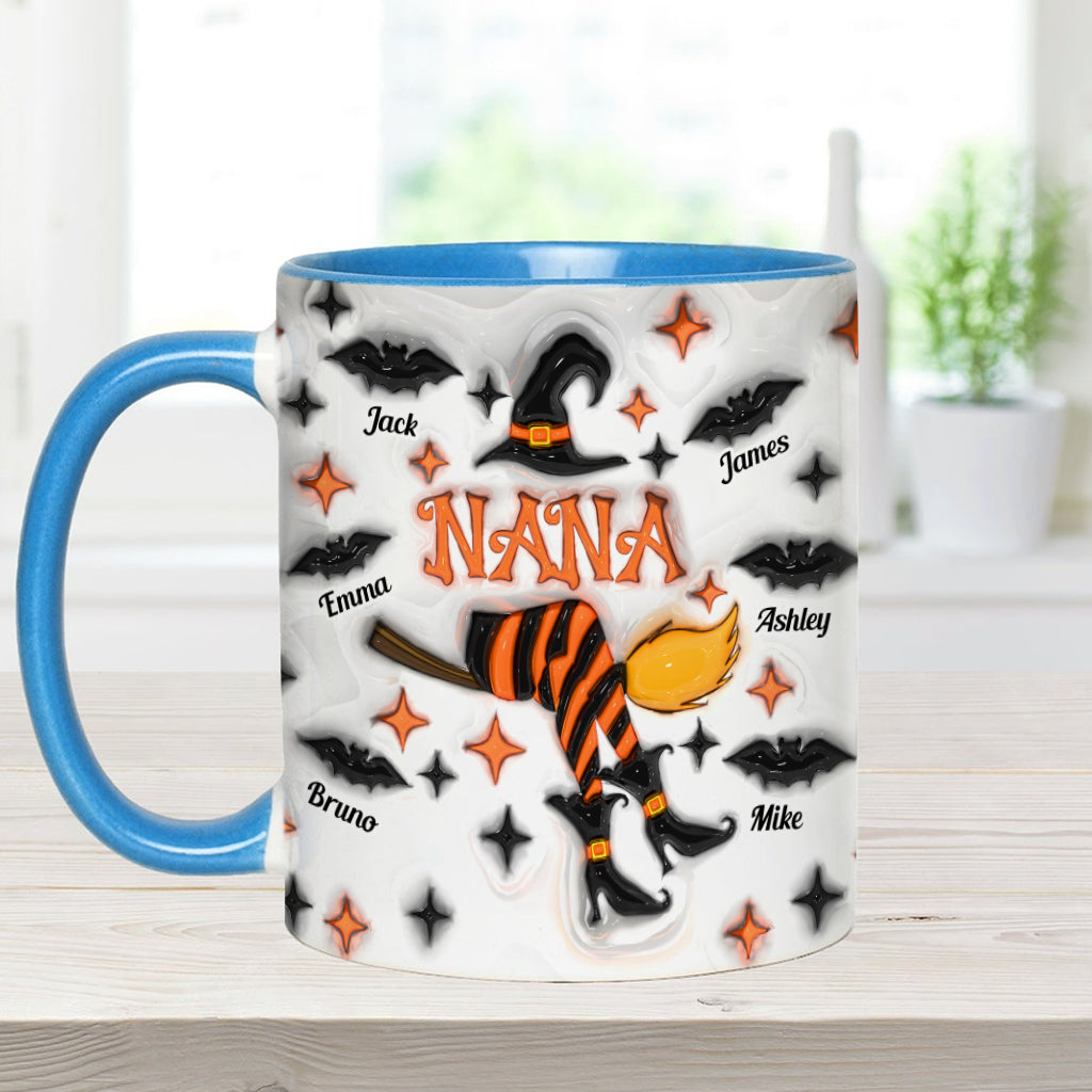 Oma-Leben / Oma-Leben / Mama-Leben... - Personalisierte Tasse mit Oma-Akzent