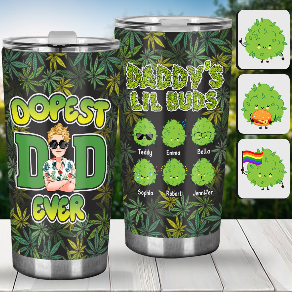 Der coolste Marihuana-Papa – personalisierter Weed-Becher