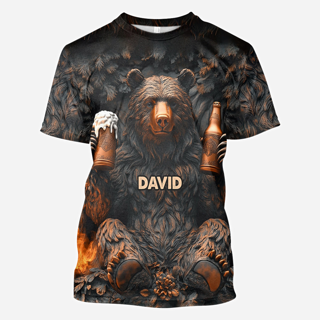 Ich hasse Menschen – Personalisiertes Camping-T-Shirt