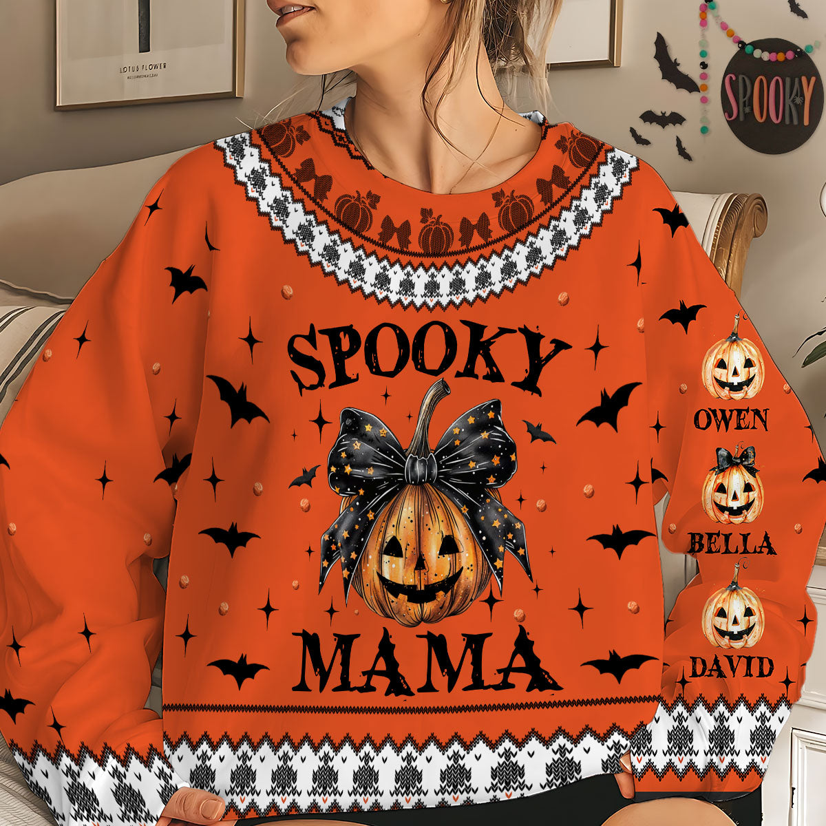 Spooky Mama - Personalized Mother All Over Shirt