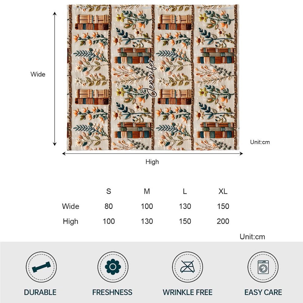 Liebe Bücher – Personalisierte Bücherdecke