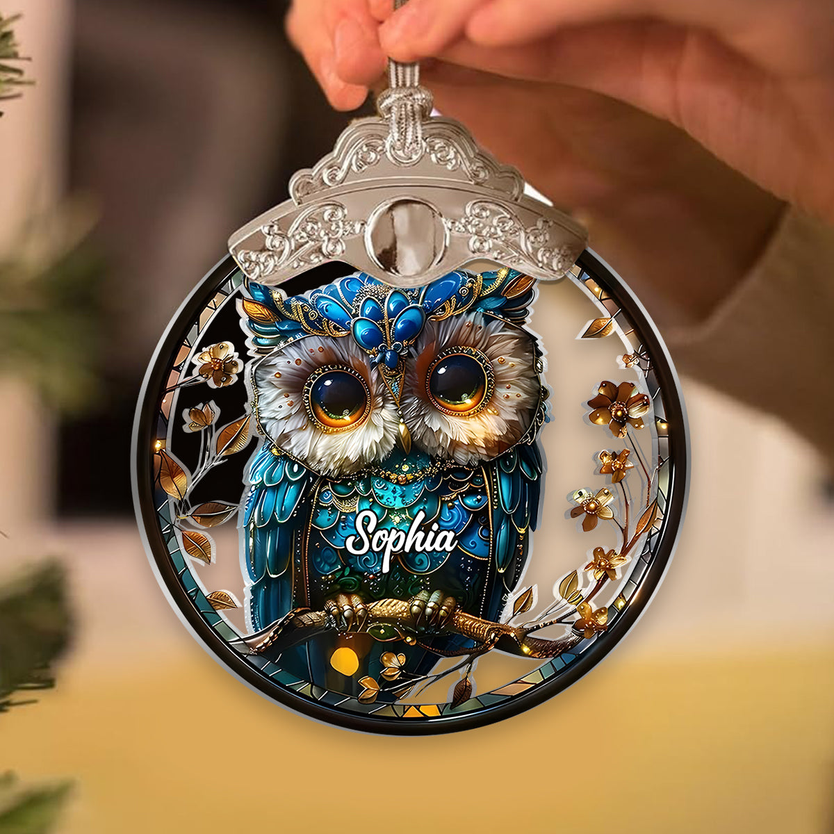 Bezaubernde Eule – Personalisierter Eulen-Vintage-Schmuck