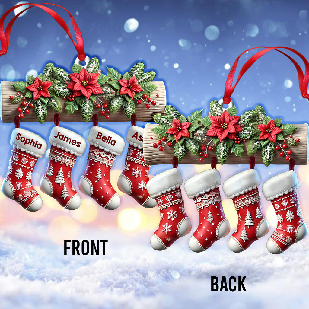 Weihnachtsstrümpfe – personalisierter Familienschmuck