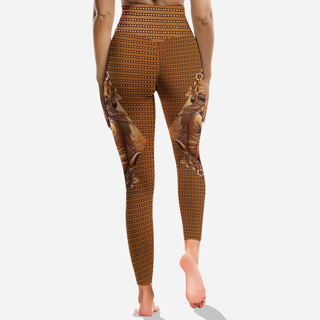 Ein Mädchen und ihr Pferd – Personalisierter Pferde-Hoodie und Leggings