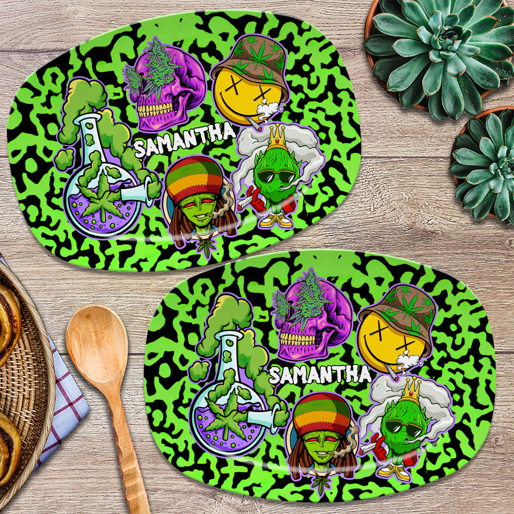 Keep One Rolled 420 - Personalized Weed Plate