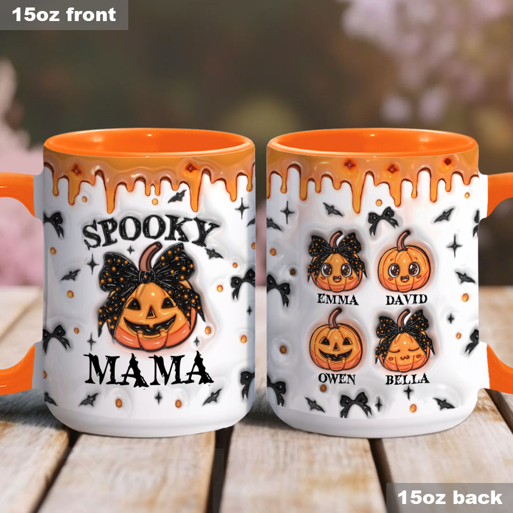 Gruselige Mama Oma Nana - Geschenk für Mama - Personalisierte Tasse mit Akzent