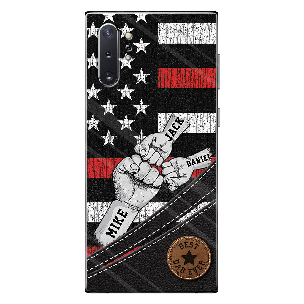 Wolfsrudel – Personalisierte Handyhülle für Väter