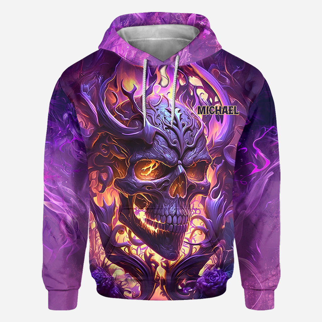 Bevor ich es tue – Personalisiertes Totenkopf-Shirt