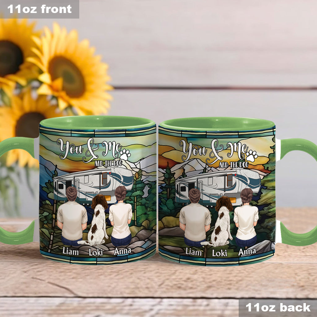 Du & Ich und die Hunde – Personalisierter Campingbecher