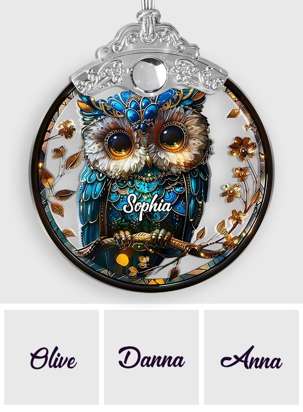 Bezaubernde Eule – Personalisierter Eulen-Vintage-Schmuck