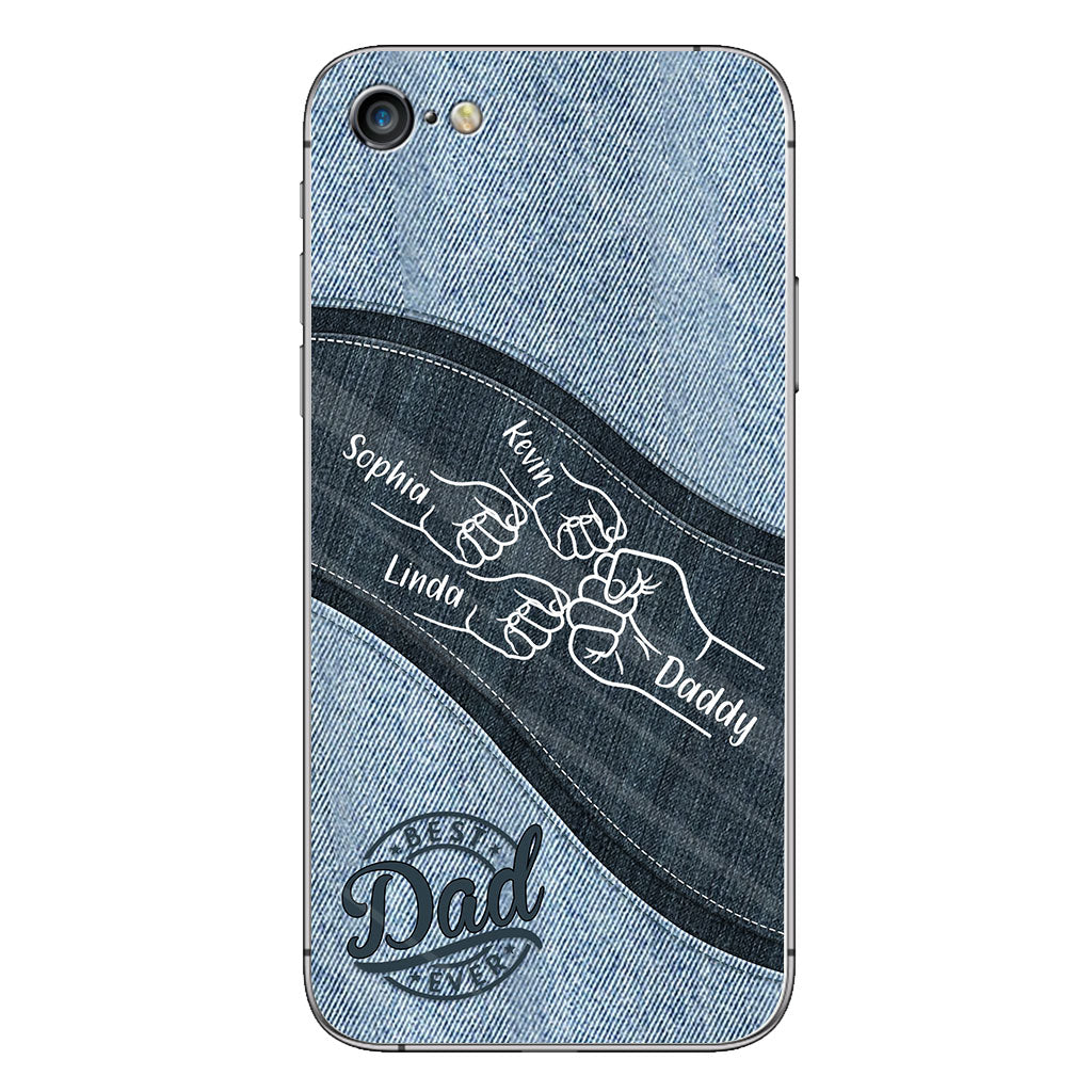 Daddy And Me Daddy's Team - Personalized Father Phone Case