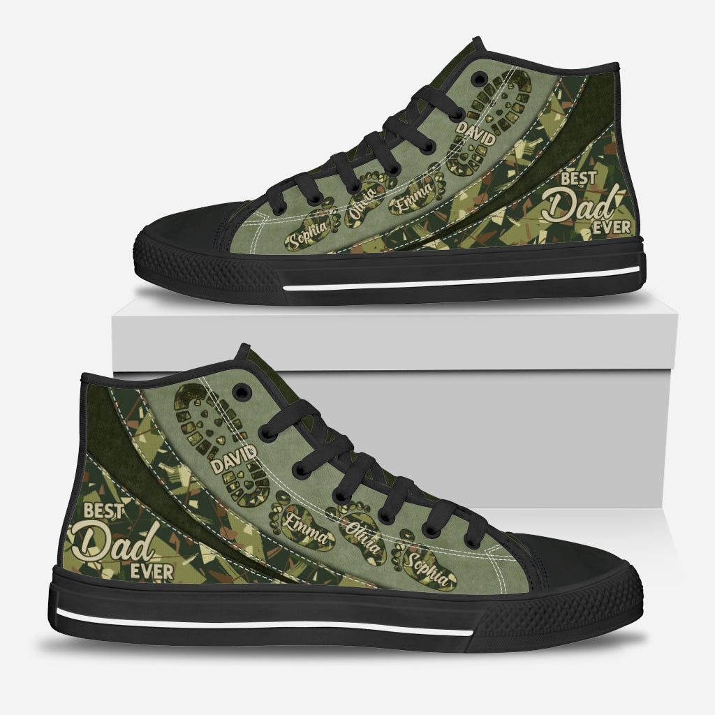 Der beste Papa/Opa/Onkel aller Zeiten – personalisierte High-Top-Schuhe für Väter