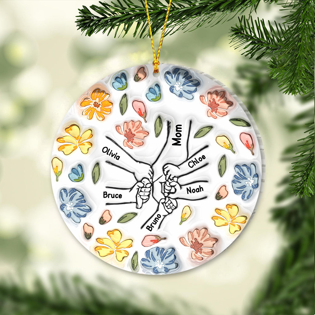 Händchenhaltende Liebe – Personalisierter Mutterschmuck