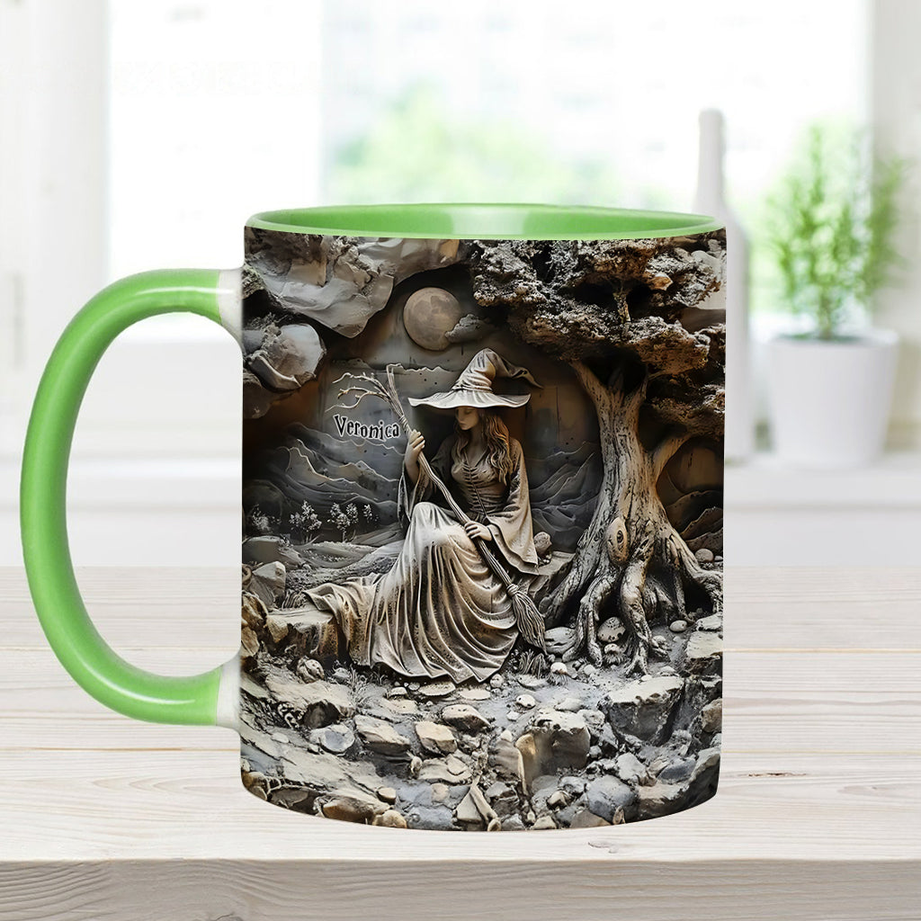 Wunderschöne Hexe – Personalisierte Tasse mit Hexenmotiv