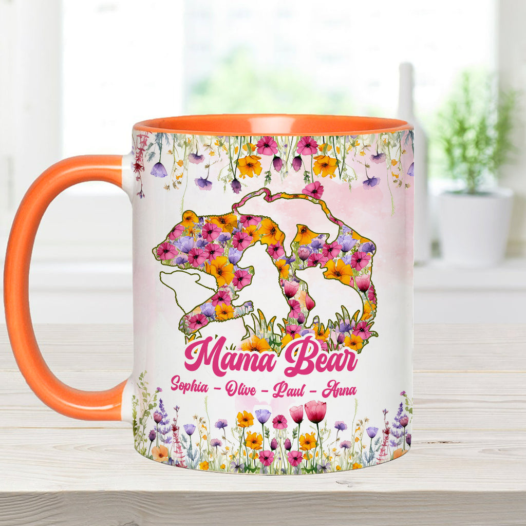 Mama Bär - Personalisierte Tasse mit Muttermotiv
