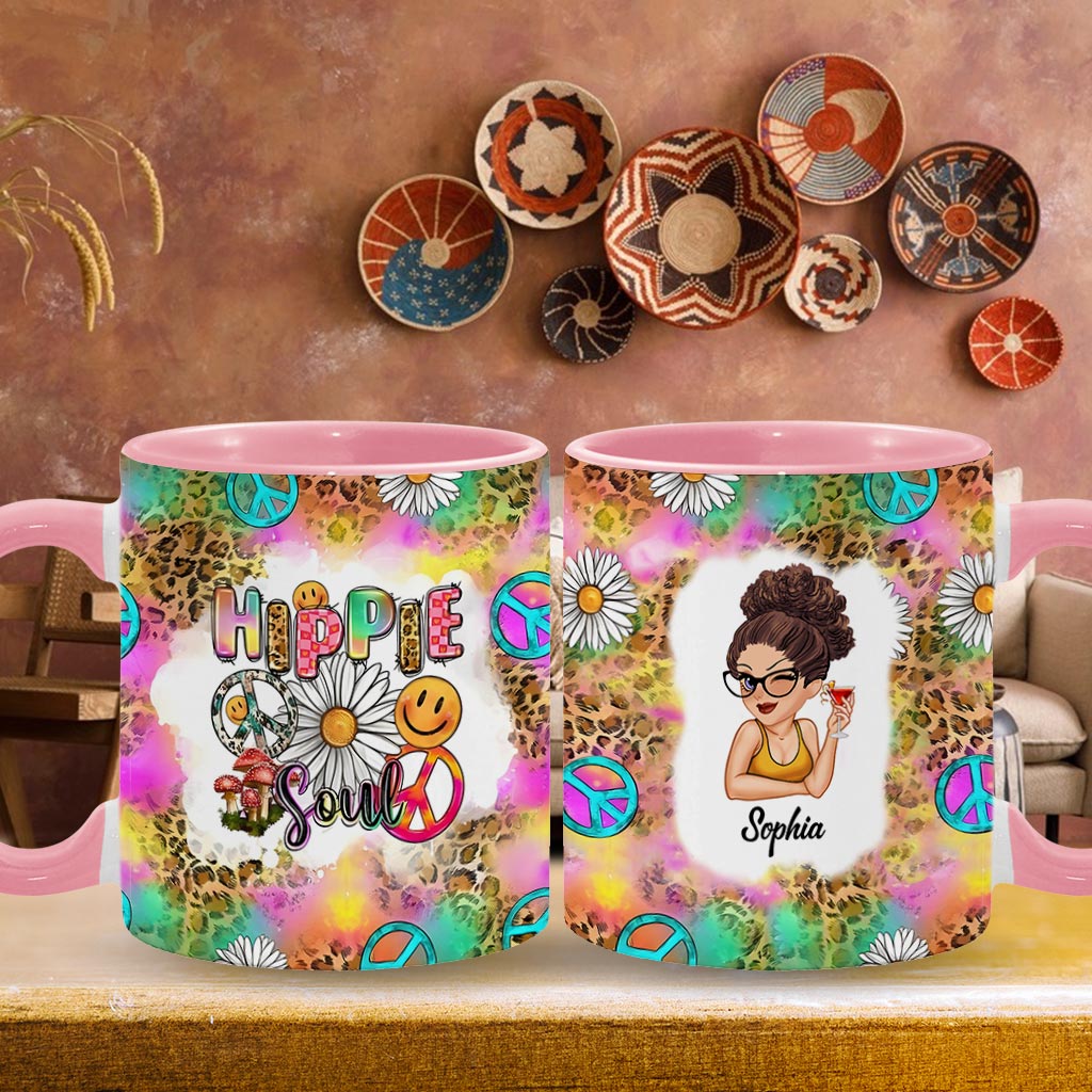Hippie Soul Western Style - Personalized Hippie Accent Mug