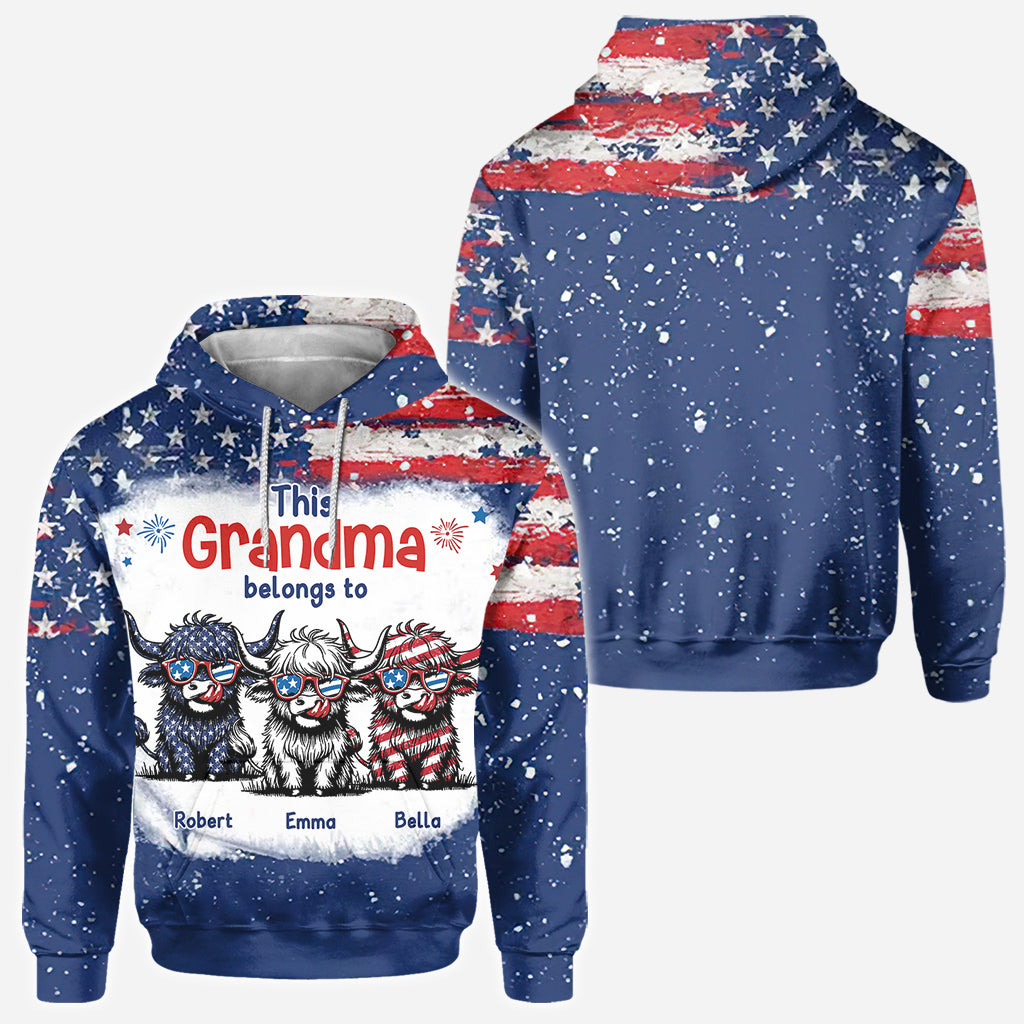 Dieses Oma-Shirt gehört diesen Süßen – personalisiertes Allover-Shirt