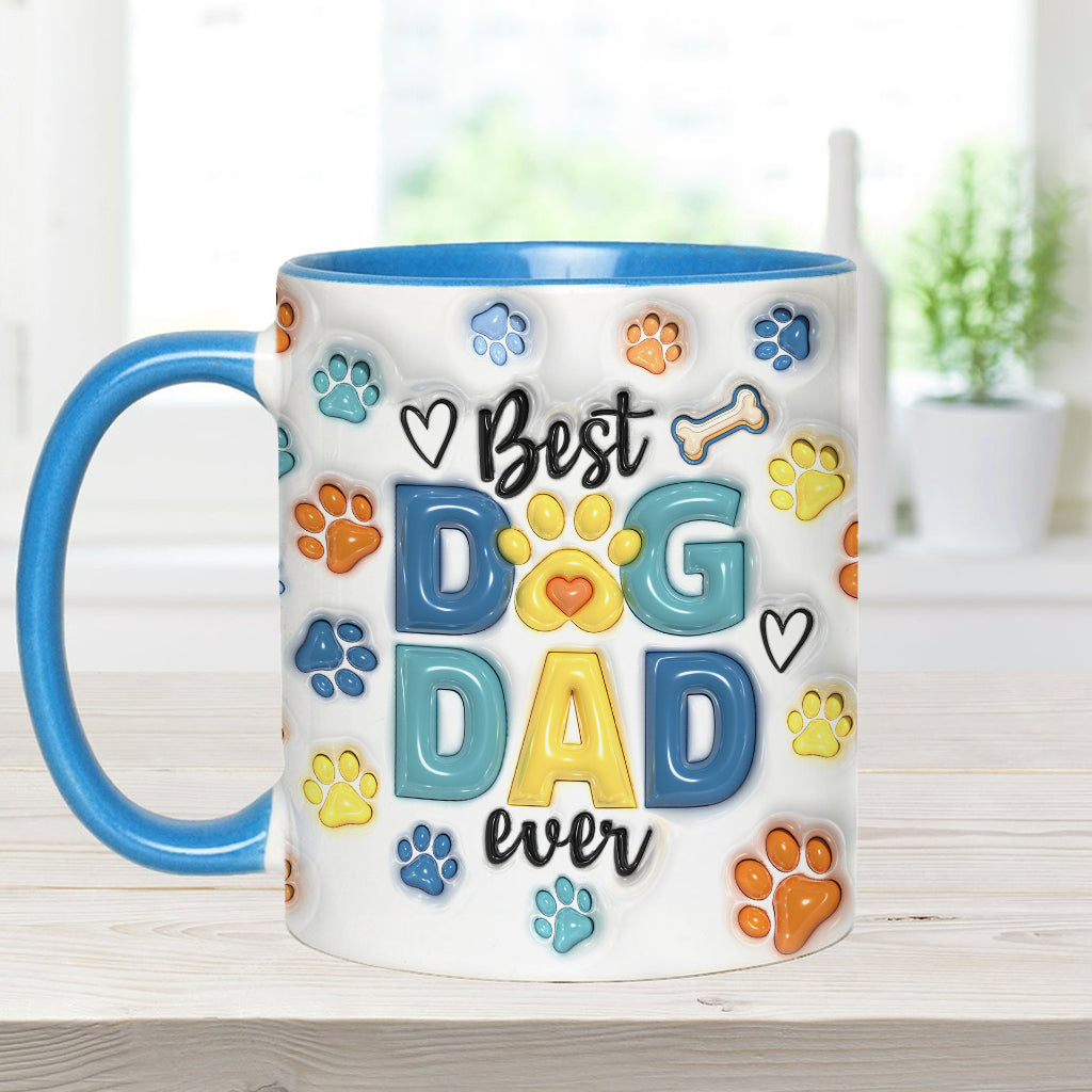 Personalisierte Tasse mit Hundemotiv für Hundepapa