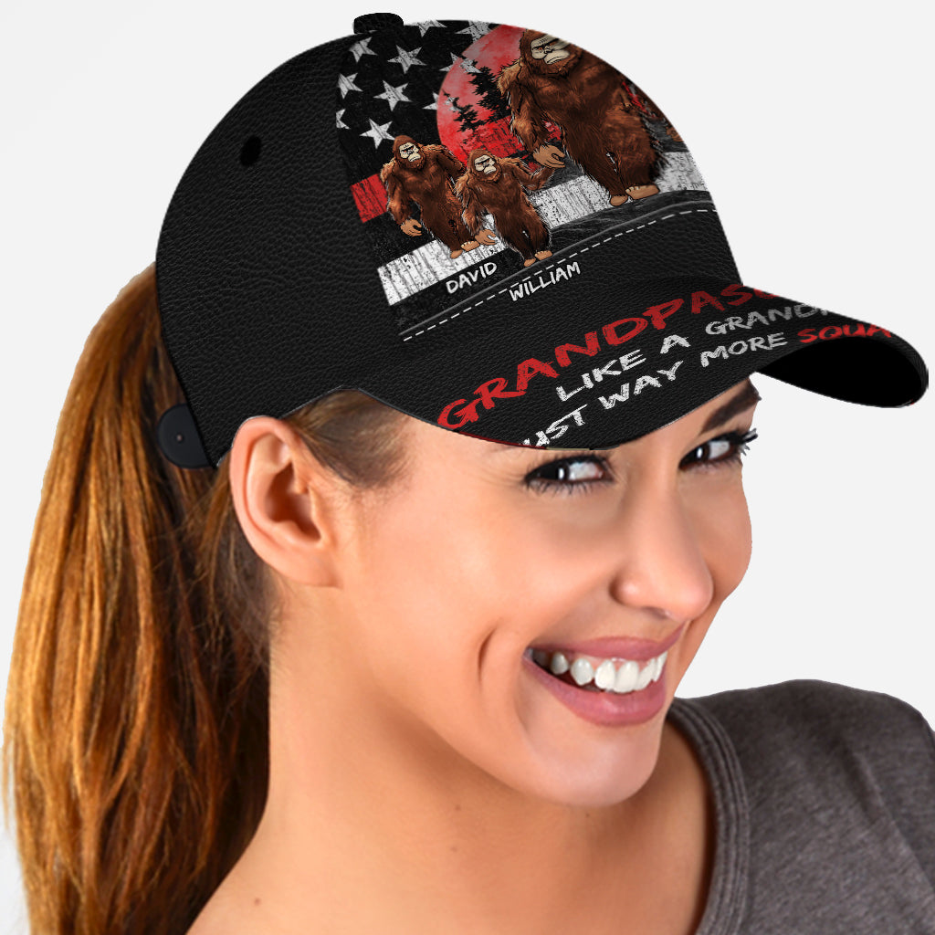 Großer Papa – Personalisierte Opa-Klassikkappe