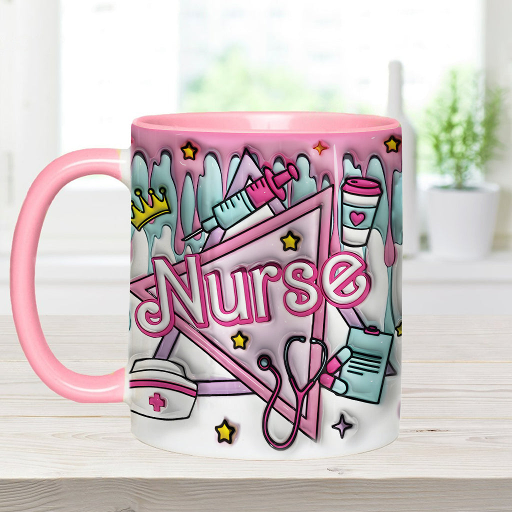 Stolze Krankenschwester – Personalisierte Tasse mit Krankenschwester-Akzent