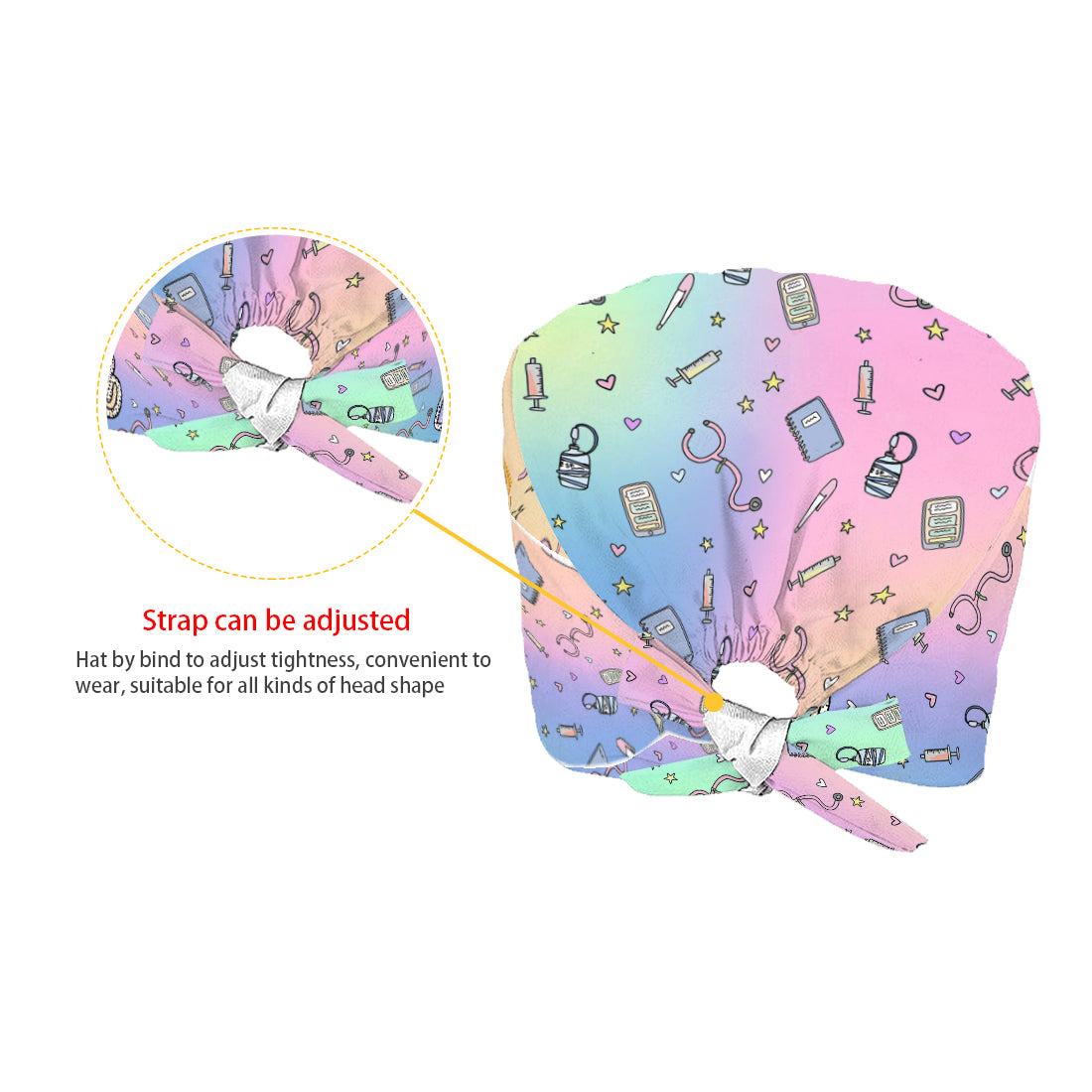 Nurse Life – Personalisierte OP-Haube für Pflegekräfte