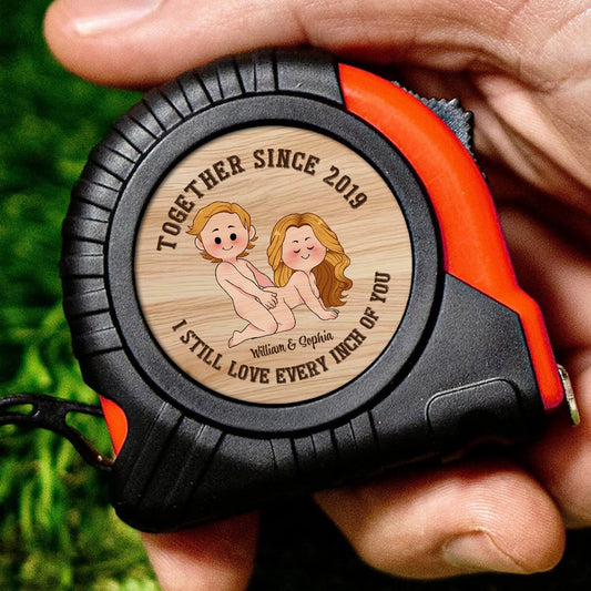 Ich liebe dich von Kopf bis Fuß – Personalisiertes Maßband für Paare