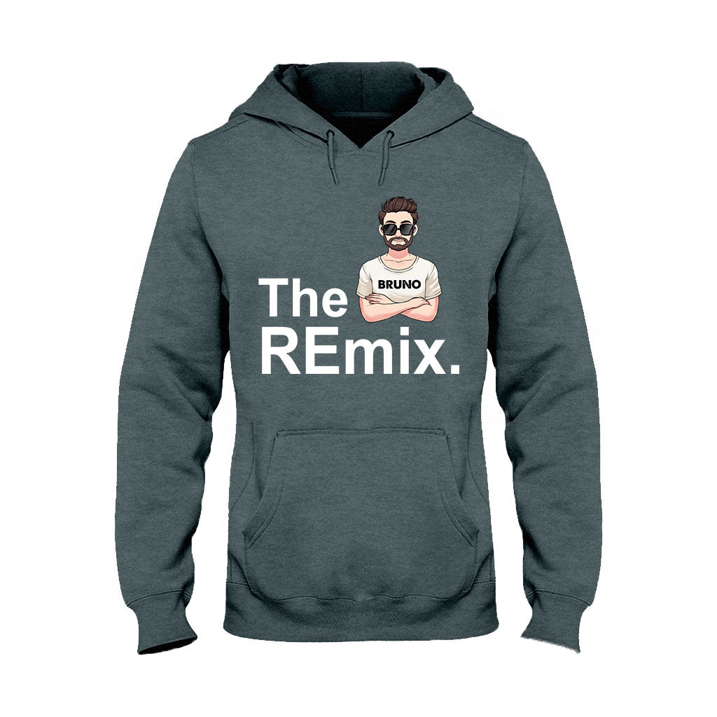 Drei Generationen: Opa, Vater, Kind – personalisiertes Opa-T-Shirt und Hoodie