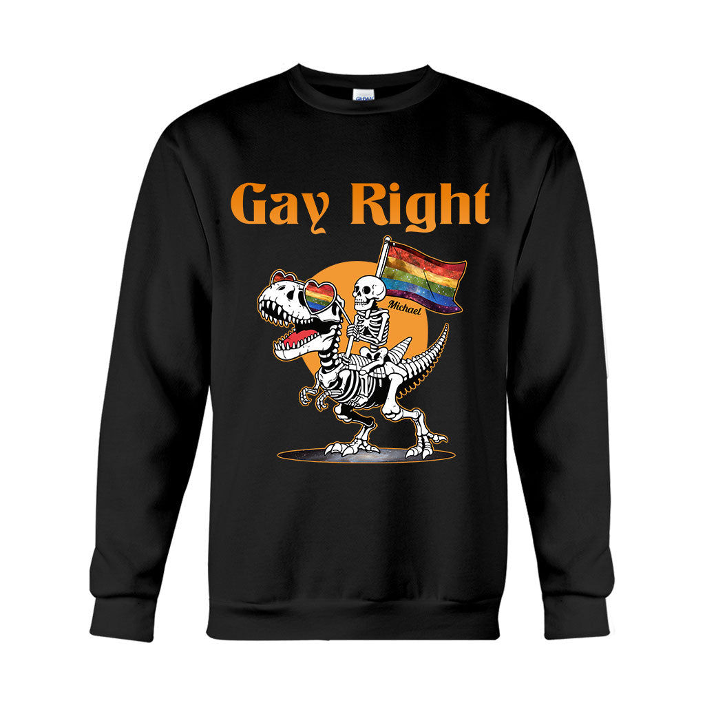 Gay Right – Personalisiertes LGBT-Unterstützungs-T-Shirt und Hoodie