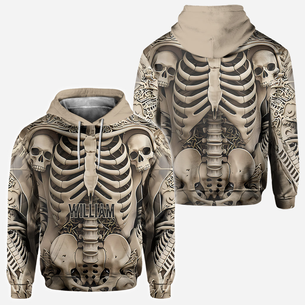 Totenköpfe lieben – Personalisiertes Totenkopf-Shirt