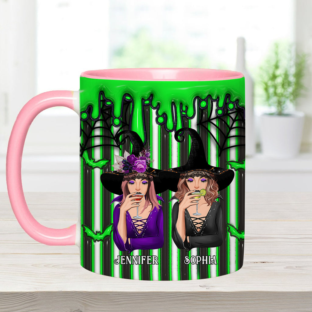 Wir sind seltsam und ungewöhnlich – personalisierte Tasse mit dem Aufdruck „Beste Freundin“.