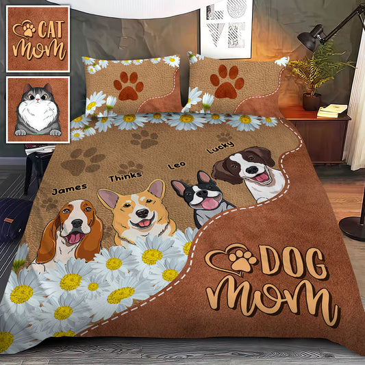 Hunde- und Katzenbettwäsche-Set – Personalisiertes Hundebettwäsche-Set
